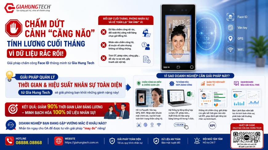 ĐỪNG ĐỂ QUY TRÌNH CHẤM CÔNG TRỞ THÀNH “ĐIỂM NGHẼN” CỦA DOANH NGHIỆP