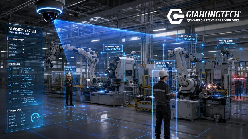 🏭 GIẢI PHÁP CAMERA AI TỪ MEGVII, MỘT TRONG NHỮNG DOANH NGHIỆP HÀNG ĐẦU VỀ TRÍ TUỆ NHÂN TẠO – “TRỢ LÝ ẢO” CHO NHÀ MÁY THÔNG MINH 🏭